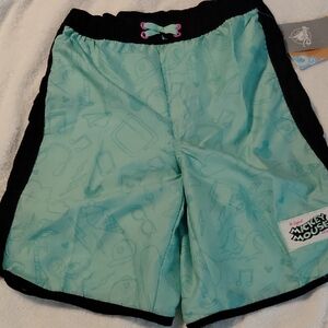 Disney Green and Black Athletic Shorts